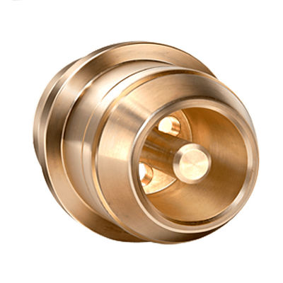 Brass Red Copper 5 Axis CNC Machining Service Electropolishing