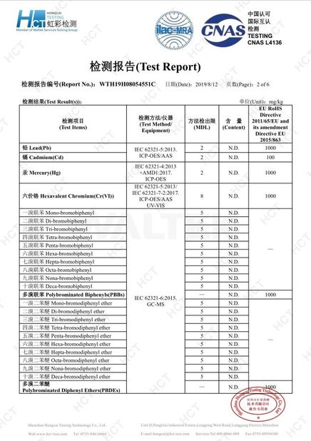 China Guangdong Kuaima Sanwei Technology Co., Ltd. Certificações